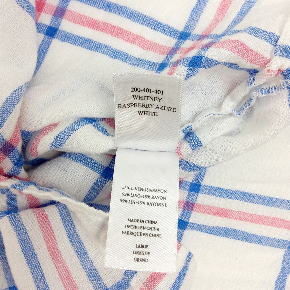 Rails Whitney Raspberry Azure Top Size Large - image 5